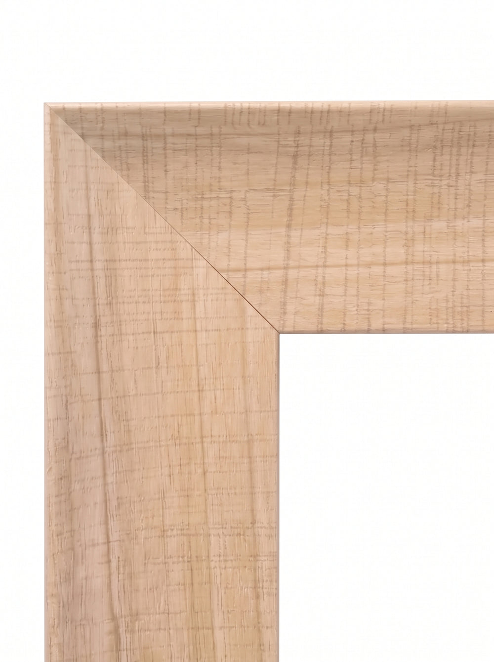 Visa bild i helskärm Tavelram Malurt i natur (Natural wood, T1148) – 43 mm extra bred, platt träram efter mått
