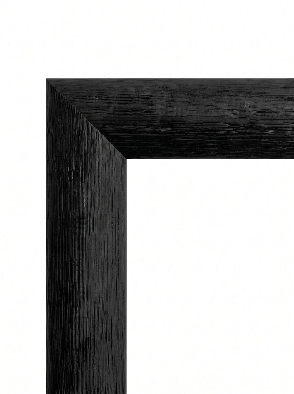 Visa bild i helskärm Tavelram Røn i svart (Black, T1061) – 30 mm extra bred träram efter mått