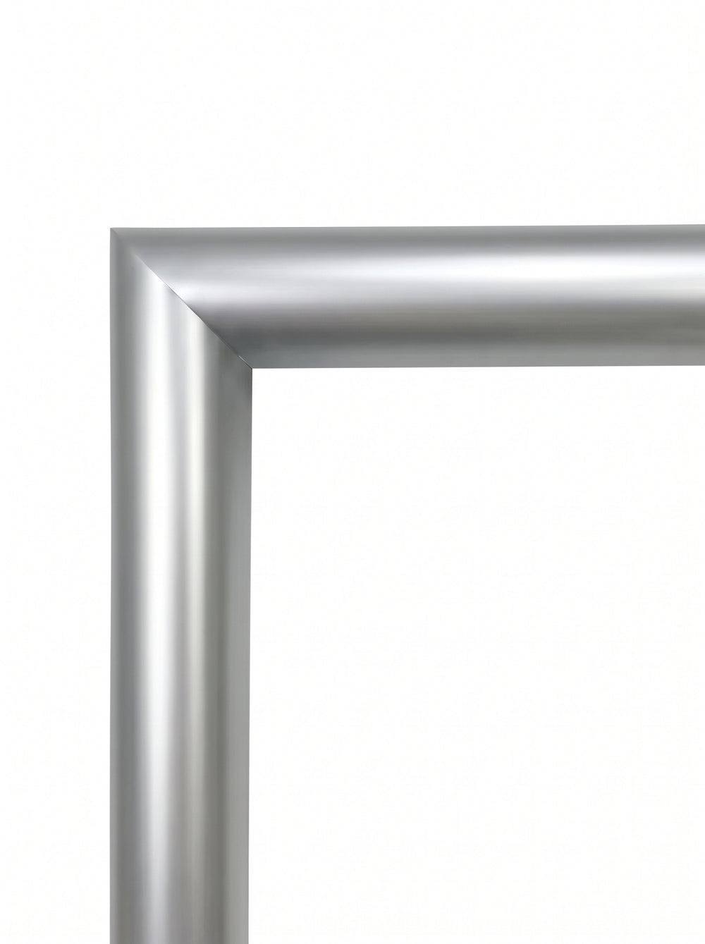Tavelram Balsamin i silver (Silver, P1007) – 11 mm smal plastram efter mått