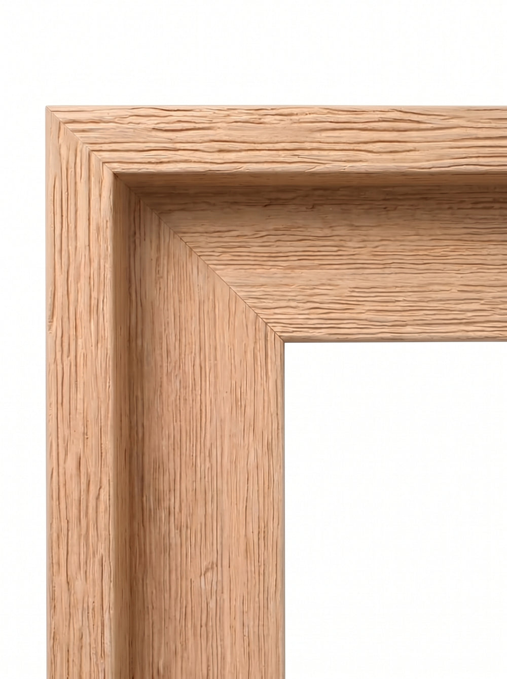 Tavelram Fuksia i ek (Oak, T1206) – 10 mm skuggfogsram för canvas efter mått