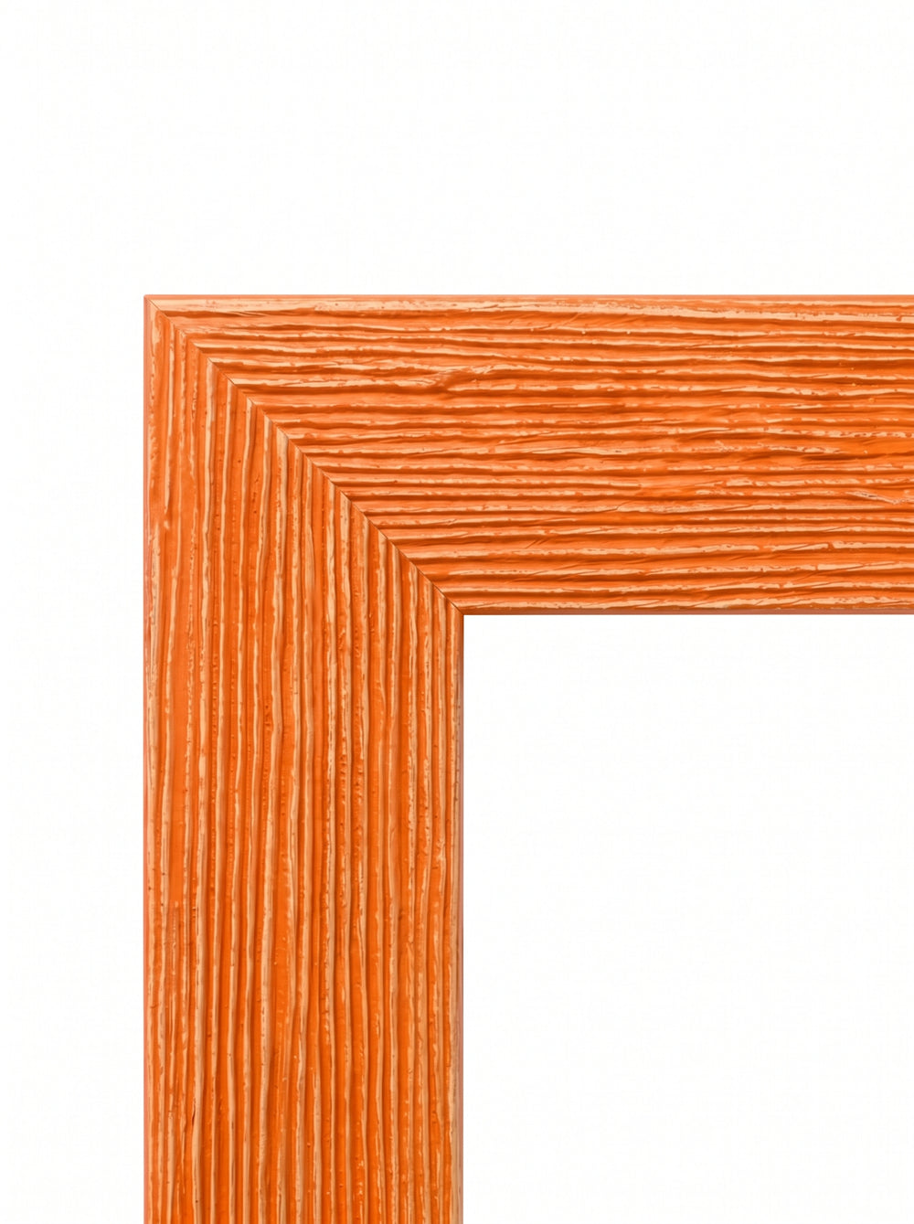 Tavelram Lilje i orange (Orange, T1082) – 43 mm extra bred, platt träram efter mått